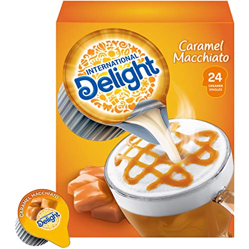 International Delight Coffee Creamer Singles, Caramel Macchiato,