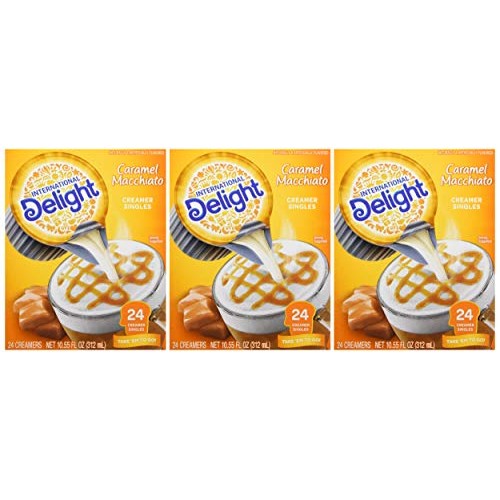 International Delight, Caramel Macchiato, 24-Count Creamer Singl