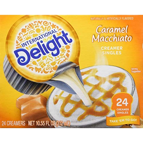 International Delight, Caramel Macchiato, 24-Count Creamer Singl