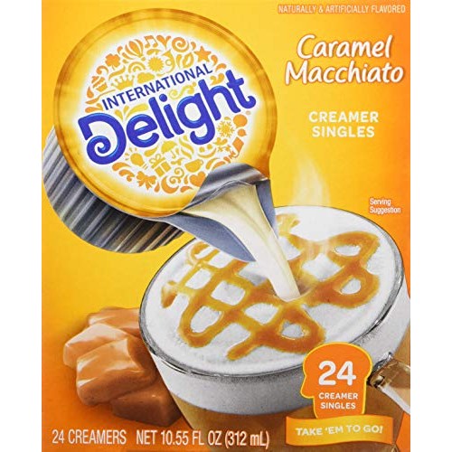 International Delight, Caramel Macchiato, 24-Count Creamer Singl