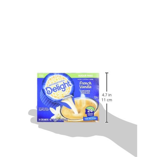 International Delight Coffee Creamer Singles, French Vanilla, 48