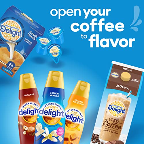 International Delight Coffee Creamer Singles, Sweet &Amp; Creamy, 24