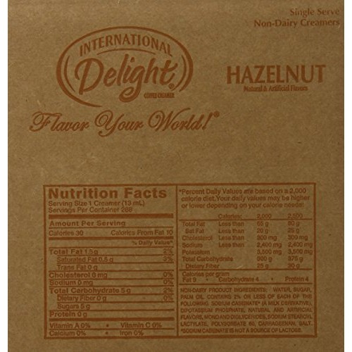 International Delight, Hazelnut, Single-Serve Coffee Creamers, 2