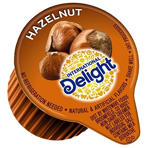 International Delight, Hazelnut, Single-Serve Coffee Creamers, 2