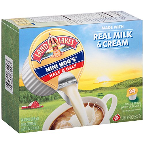 Land O Lakes Mini Moos Half &Amp; Half Dairy Creamer 24-0.28 Fl. Oz