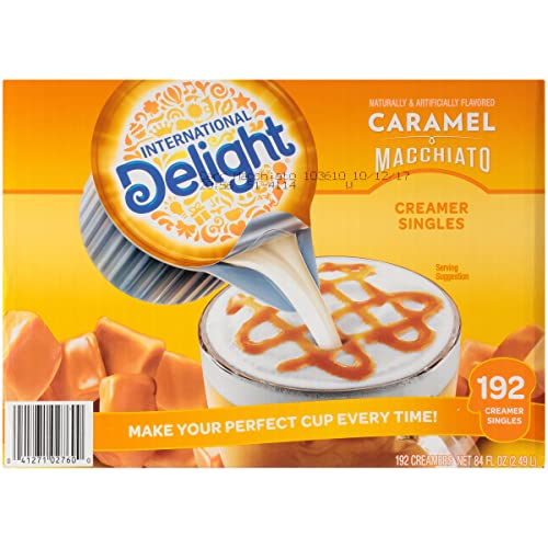 International Delight Coffee Creamer Singles, Caramel Macchiato,
