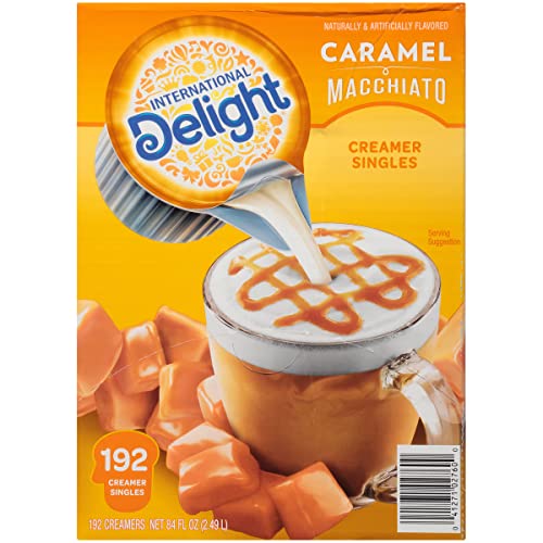 International Delight Coffee Creamer Singles, Caramel Macchiato,