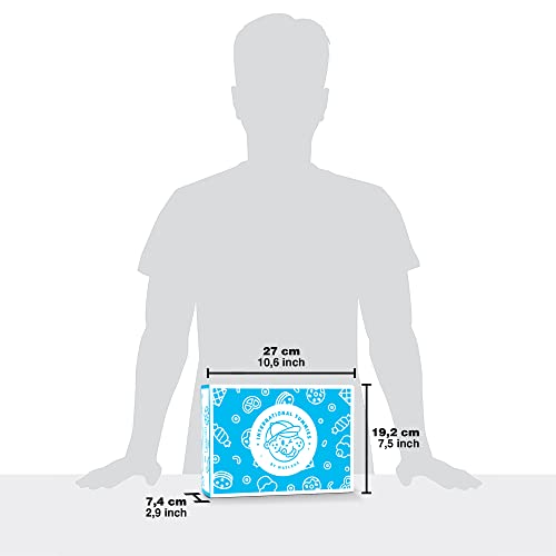 Maxi Blue International Snack Box - Gourmet Exotic Treats - Fore...