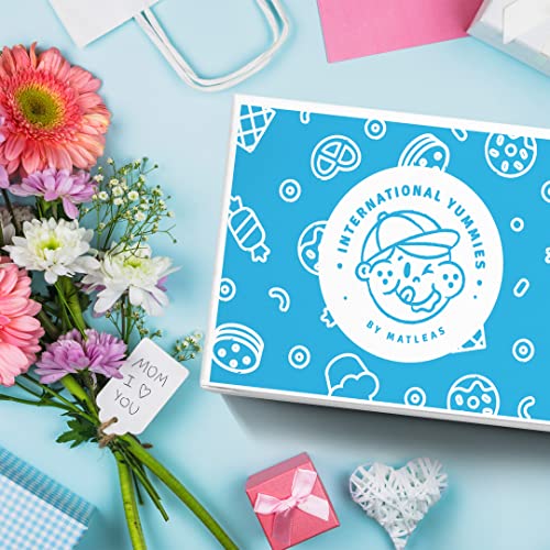 Maxi Blue International Snack Box - Gourmet Exotic Treats - Fore...