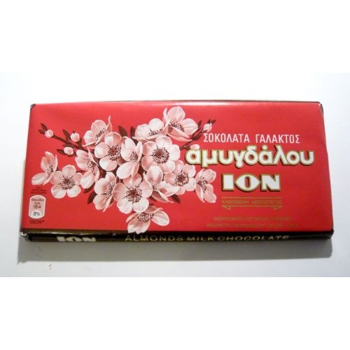 Ion Greek Traditional Chocolate With Almonds - 5 Bars X 100G
