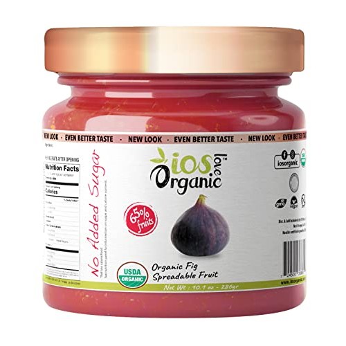 Ios Love Organic Spreadable Fruit - Usda Organic Certified 65% F