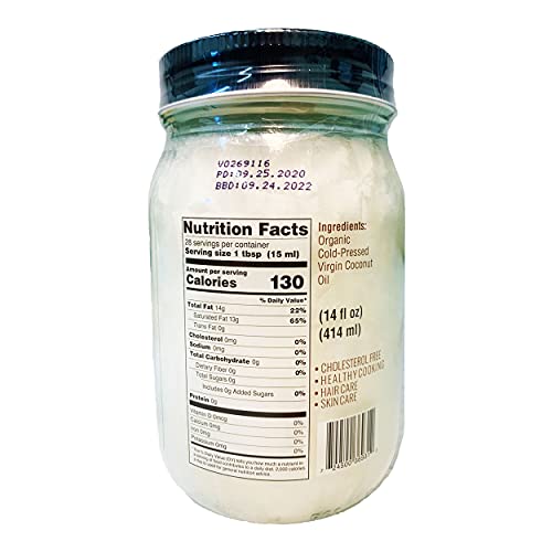 Ios Love Organic Virgin Coconut Oil - Unrefined Cold Pressed Coc