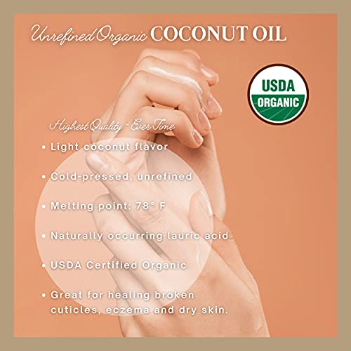 Ios Love Organic Virgin Coconut Oil - Unrefined Cold Pressed Coc