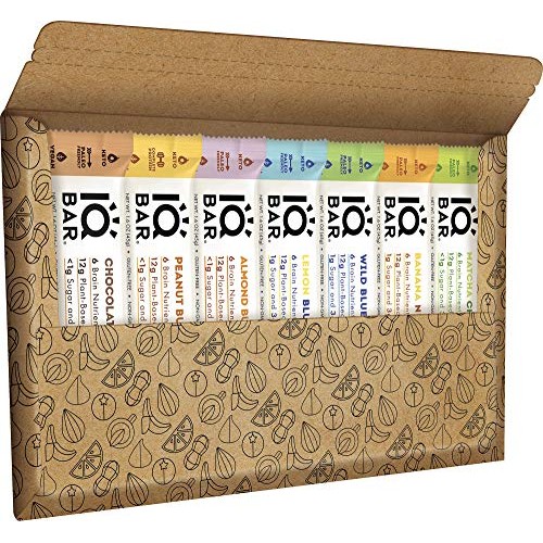 Iqbar Brain And Body Keto Protein Bars - 7 Sampler Keto Bars - E Iqbar Brain And Body Keto Protein Bars - 7 Sampler Keto Bars - E