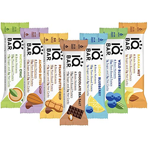 Iqbar Brain And Body Keto Protein Bars - 7 Sampler Keto Bars - E Iqbar Brain And Body Keto Protein Bars - 7 Sampler Keto Bars - E