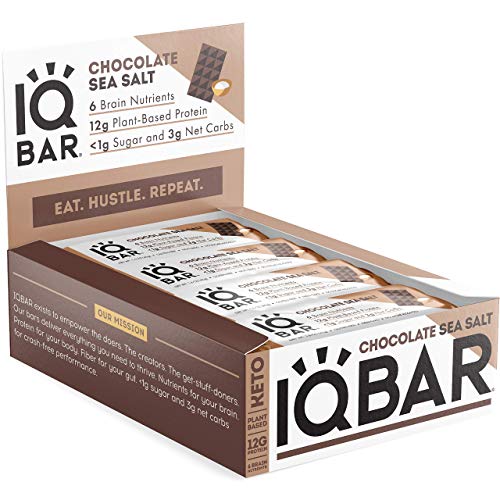 Iqbar Brain And Body Keto Protein Bars - Chocolate Sea Salt Keto
