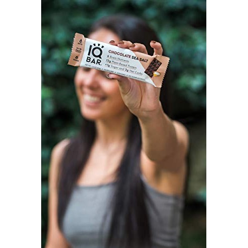 Iqbar Brain And Body Keto Protein Bars - Chocolate Sea Salt Keto