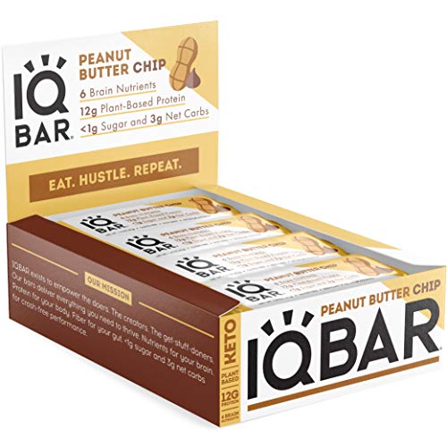 Iqbar Brain And Body Keto Protein Bars - Peanut Butter Chip Keto
