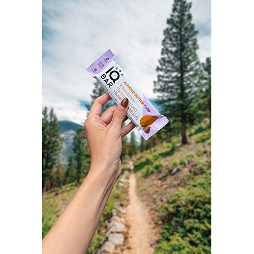 Iqbar Brain + Body Protein Bars, Almond Butter Chip, Keto, Vegan