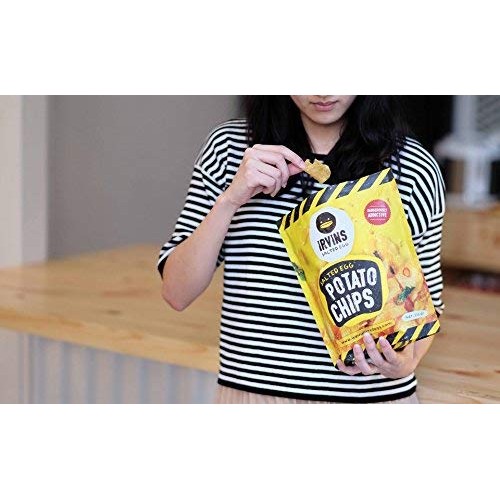 Irvins Salted Egg Potato Chips Crisps 230G