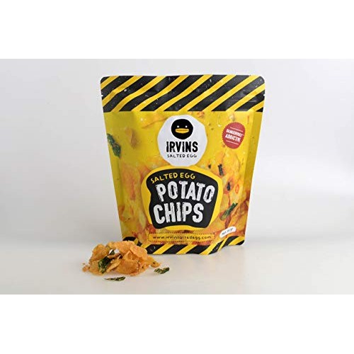Irvins Salted Egg Potato Chips Crisps 230G