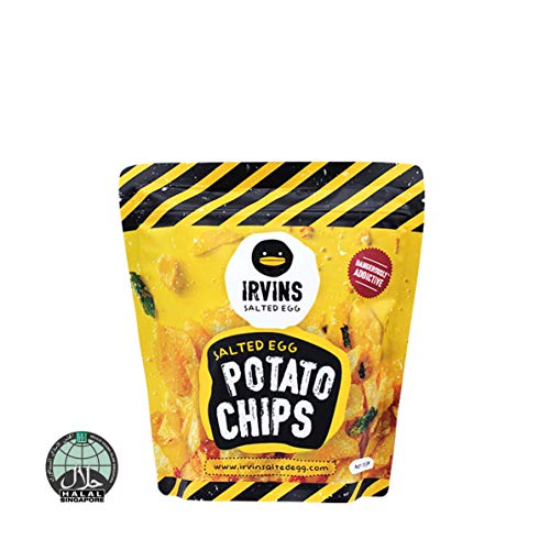 Irvins Salted Egg Potato Chips Crisps 105G