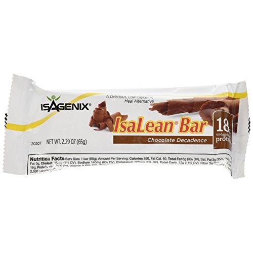 Isagenix Chocolate Decadence Bars 10Ct, 2.29 Oz65G Per Bar