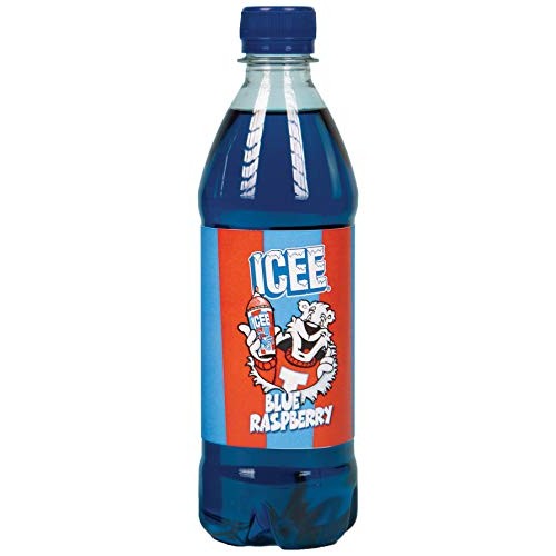 Iscream Genuine Icee Brand Blue Raspberry Flavor Syrup For Icee