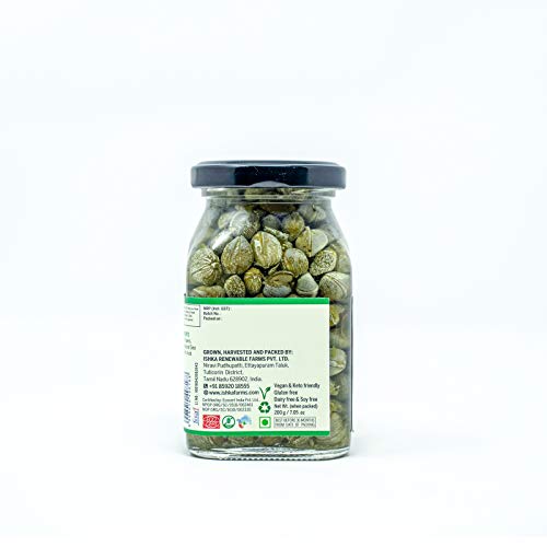 Ishka Farms Premium Organic Capers In Brine Capote - Usda 100%