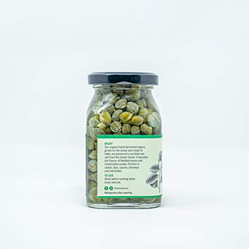 Ishka Farms Premium Organic Capers In Brine Capote - Usda 100%