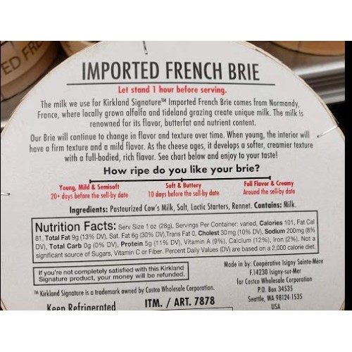 2 Of Imported French Brie Double Cream Isigny Ste Mere 13.4 Oz