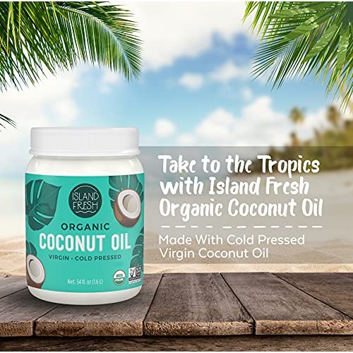 Island Fresh Superior Organic Virgin Coconut Oil, 54 Ounce