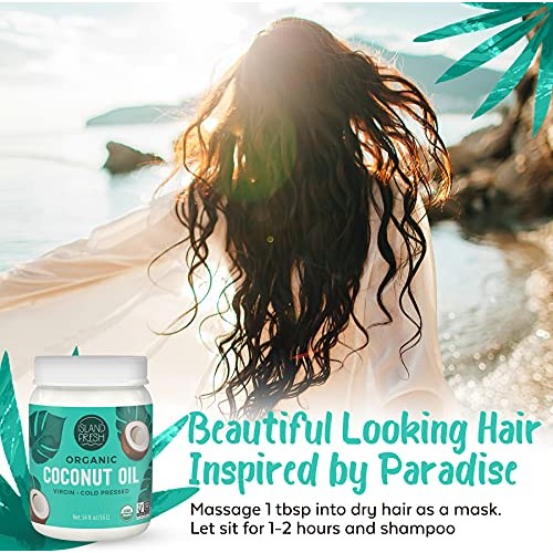 Island Fresh Superior Organic Virgin Coconut Oil, 54 Ounce