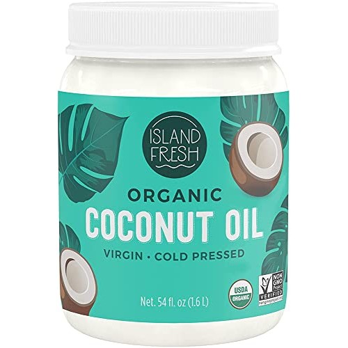 Island Fresh Superior Organic Virgin Coconut Oil, 54 Ounce