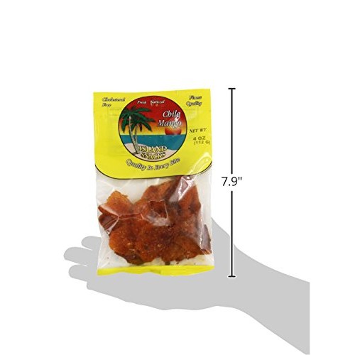 Island Snacks Chile Mango, 4-Ounce Pack Of 6