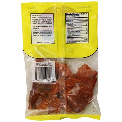 Island Snacks Chile Mango, 4-Ounce Pack Of 6