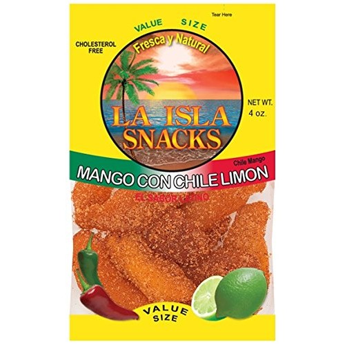 Island Snacks Chile Mango, 4-Ounce Pack Of 6