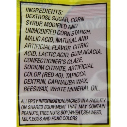 Island Snacks Sour Balls, Cherry, 9 Ounce, 6 Count