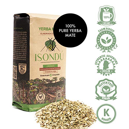 Isondu Organic Yerba Mate Loose Leaf Tea -Traditional South Amer