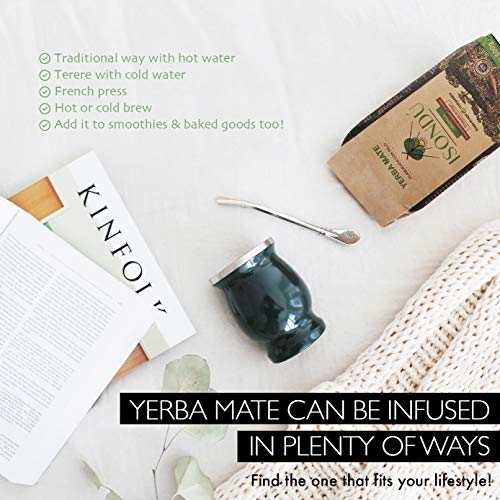 Isondu Organic Yerba Mate Loose Leaf Tea -Traditional South Amer