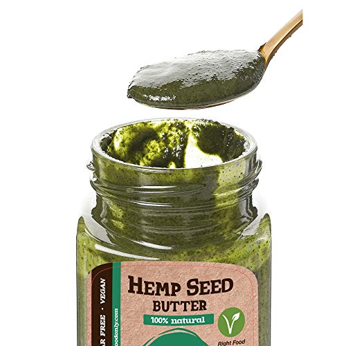 Hemp Seed Butter Urbech 8Oz 230G Non-Gmo Seed Spread | Sugar F