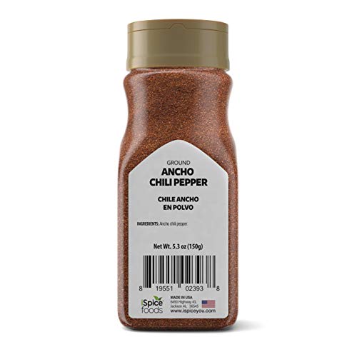 iSpice Ancho Chile Pepper Powder for Sauces, Stews, Meats Smoky ...