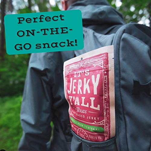 Its Jerky Yall Vegan Jerky Teriyaki - High Protein, Low Carb,