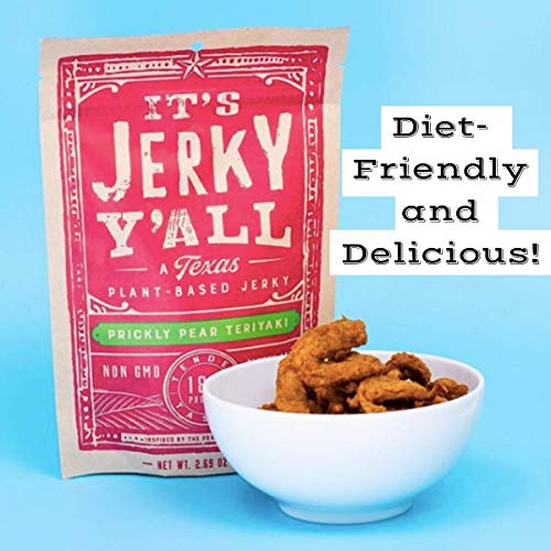 Its Jerky Yall Vegan Jerky Teriyaki - High Protein, Low Carb,