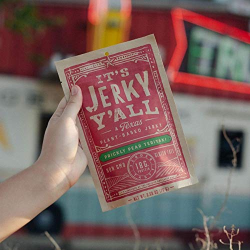 Its Jerky Yall Vegan Jerky Teriyaki - High Protein, Low Carb,