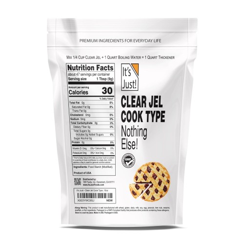 It's Just - Clear Jel Cook Type, 15oz