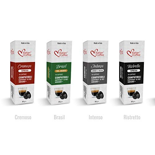Italian Coffee Capsules Compatible With Starbucks Verismo, Cbtl,