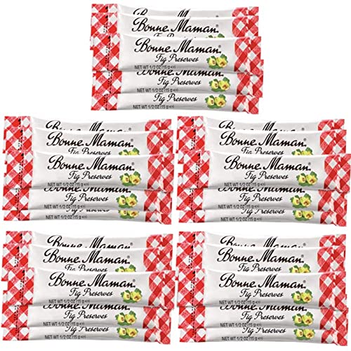 Gift Box Of 25 Gourmet French 0.5 Oz Preserve Packets Fig