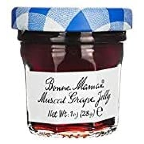 Gift Box of 8 Gourmet French Preserves, 1 oz. Mini Jars: 2 Straw...