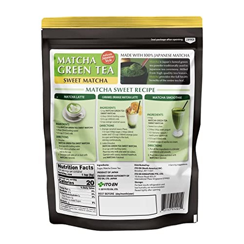Ito En Matcha Green Tea, Sweet Powder, 17.5 Ounce Pack Of 1, S